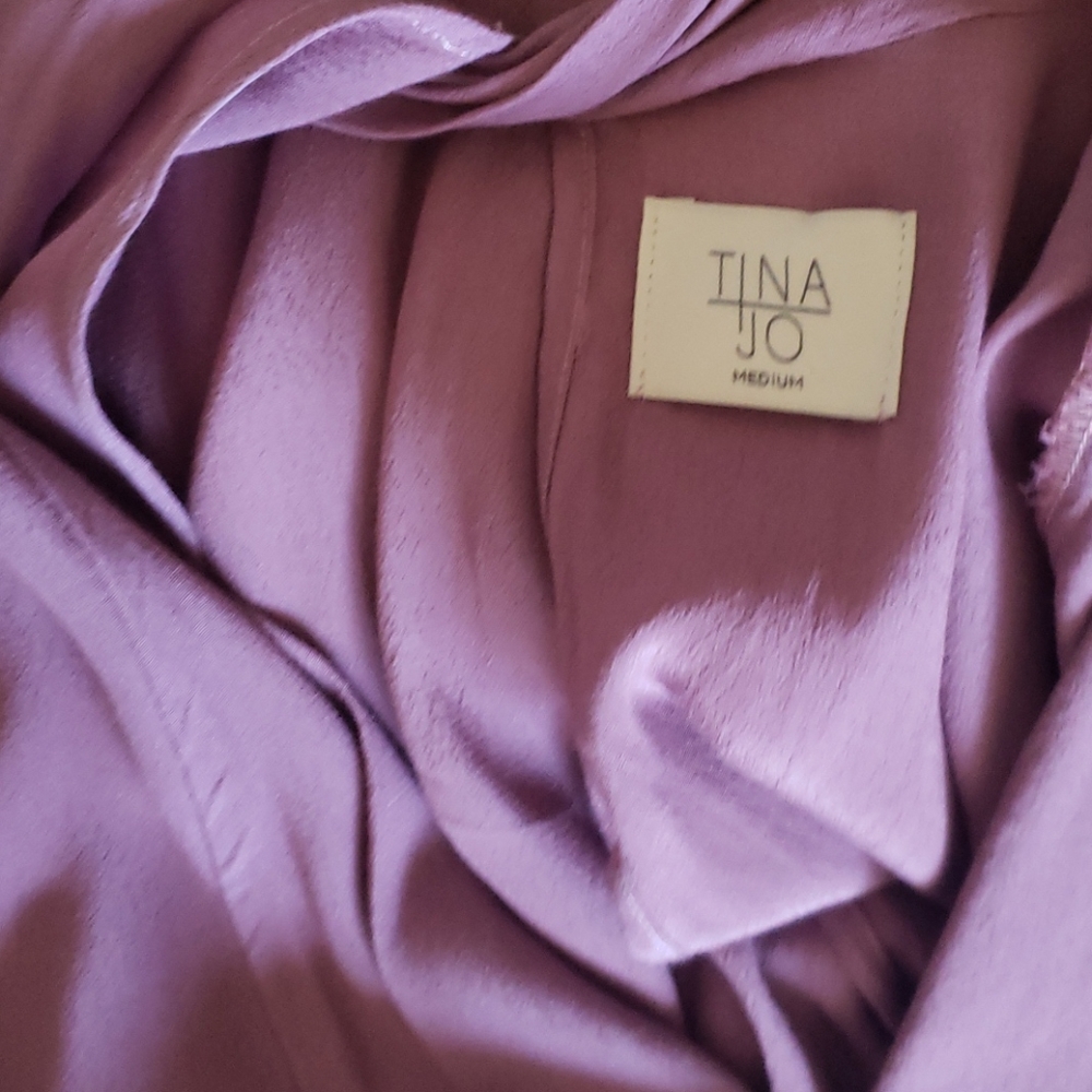 Tina Jo Draped Dress Size M - image 6